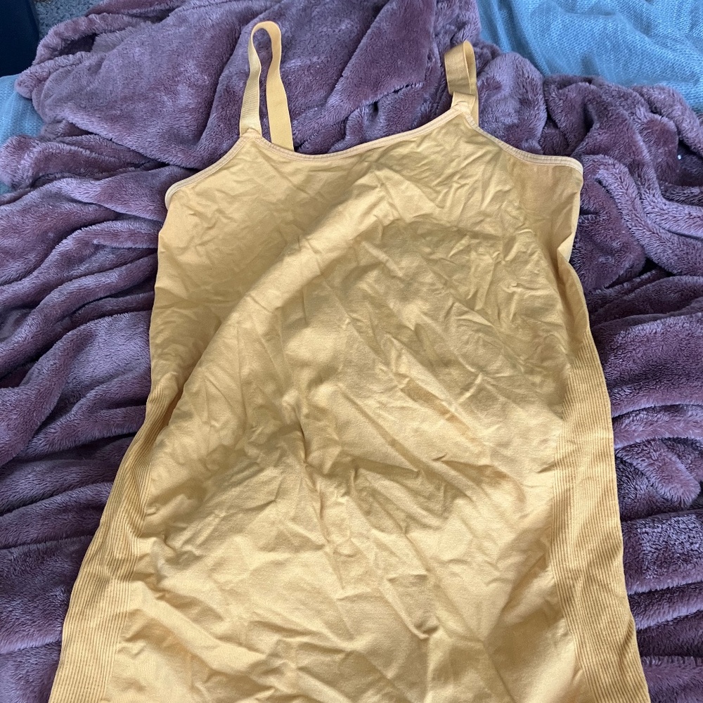 UltraTeeze Mustard Yellow Stretchy Tank Top